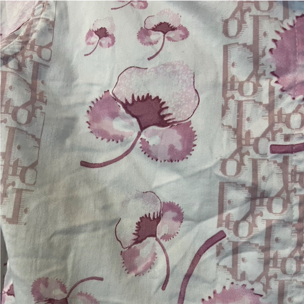 Christian Dior Boutique Paris Y2K Cherry Blossom Monogram Hooded Jacket US 6 - Picture 8 of 8